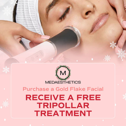 FREE TriPollar treatment with the purchase of a Gold Flake Facial