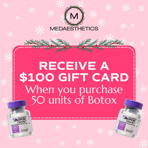 Purchase 50 units of Botox & receive a $100 gift card