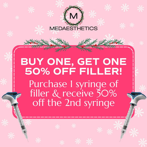 Purchase 1 syringe of filler and receive 50% off your second syringe.