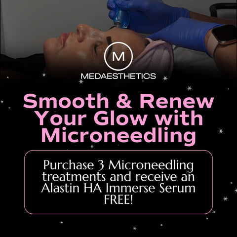 Microneedling (3 treatments): Receive an Alastin HA Immerse Serum FREE!